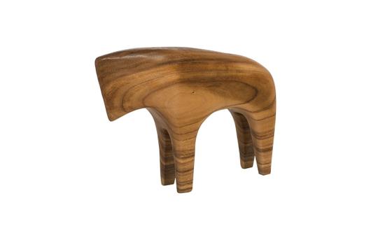 Bull Sculpture, Natural by PHILLIPS COLLECTION