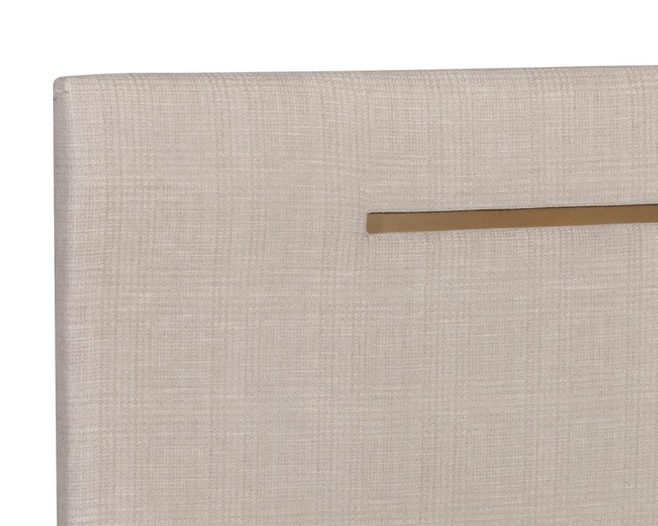 DANBURY BED - KING - NAYA CHECK CREAM by Sunpan