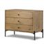 Eaton Large Nightstand - Amber Oak Resin by Four Hands