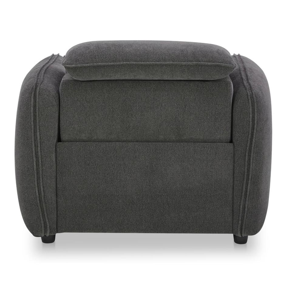 Eli Power Recliner Chair Dusk Grey by Moes Home