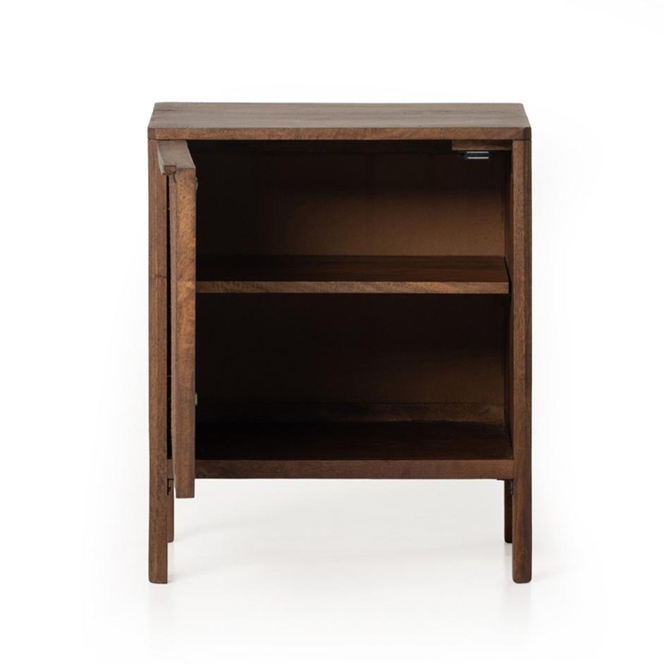 Sydney Left Nightstand - Brown Wash by Four Hands