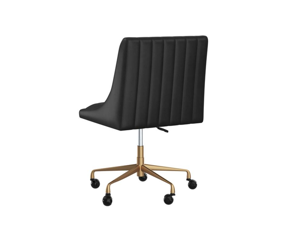 HALDEN OFFICE CHAIR - VINTAGE BLACK by Sunpan