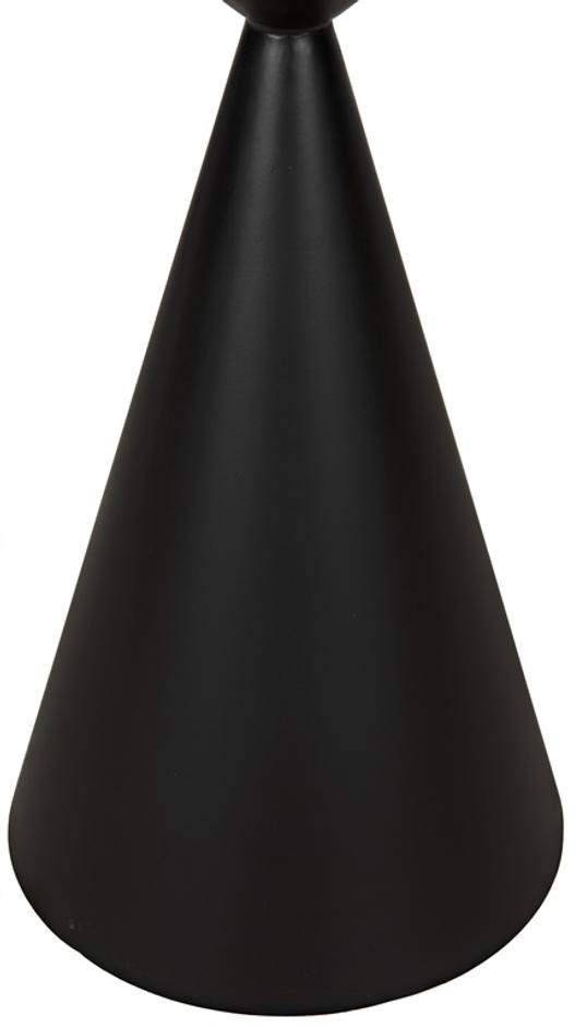 Zasa Side Table, Black Steel by Noir Furniture