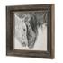 Custom Black and White Horses Framed Print by Uttermost