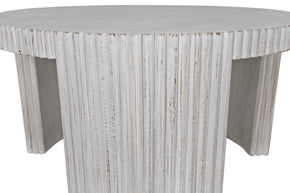 Jgor Side/Coffee Table, White Wash by Noir Furniture