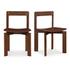 Daifuku Dining Chair Brown – Set Of Two by Moes Home
