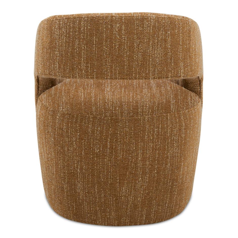 Barrow Rolling Dining Chair Amber Glow by Moes Home