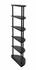 Spago Bookcase, Black Metal by Noir Furniture
