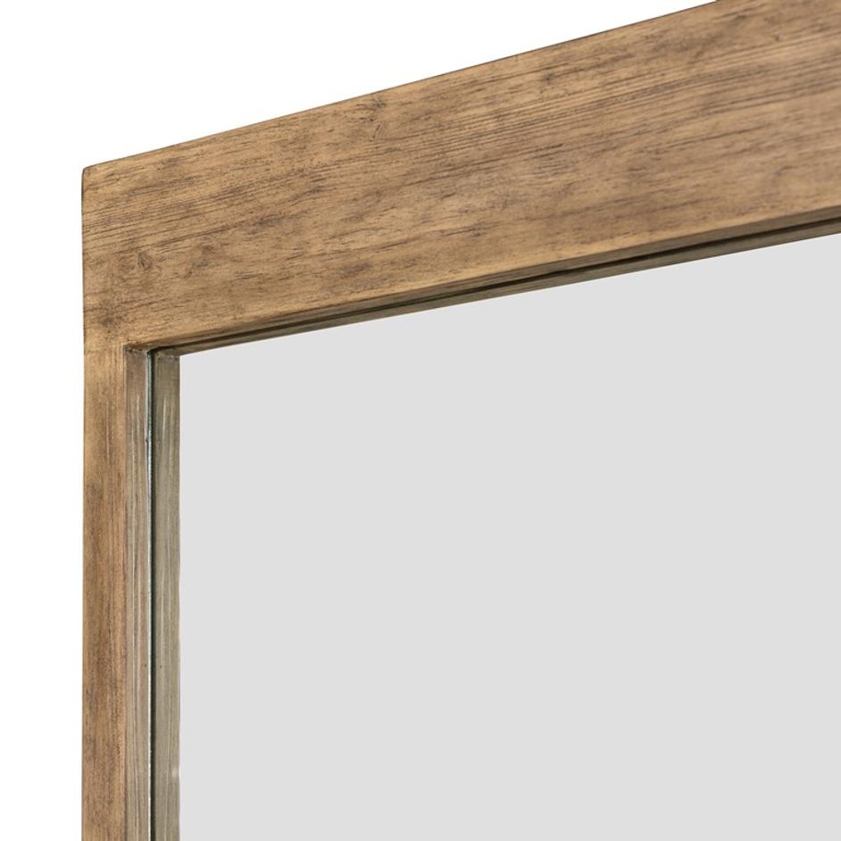 Ledge Floor Mirror - Distressed Light Pine by Four Hands