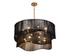 RHINE CHANDELIER - BLACK JUTE by Sunpan