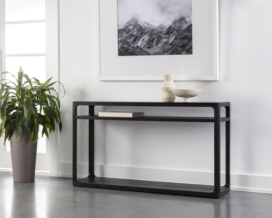 DONCASTER CONSOLE TABLE - BLACK by Sunpan