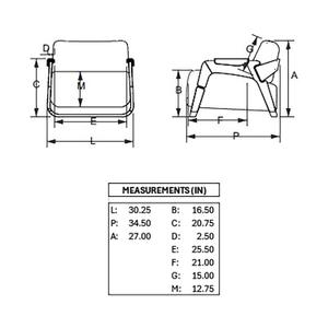 Hermes Accent Chair by Urbia Imports