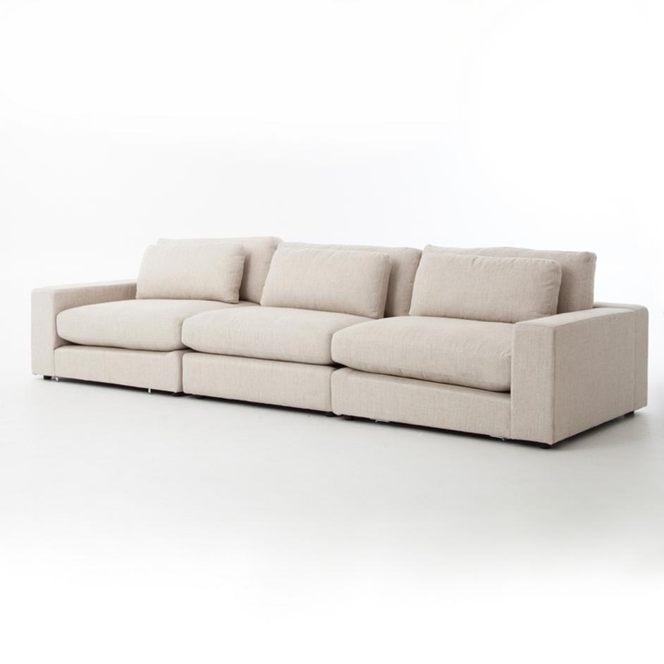 Bloor Sectional Armless in Essence Natural by FOUR HANDS
