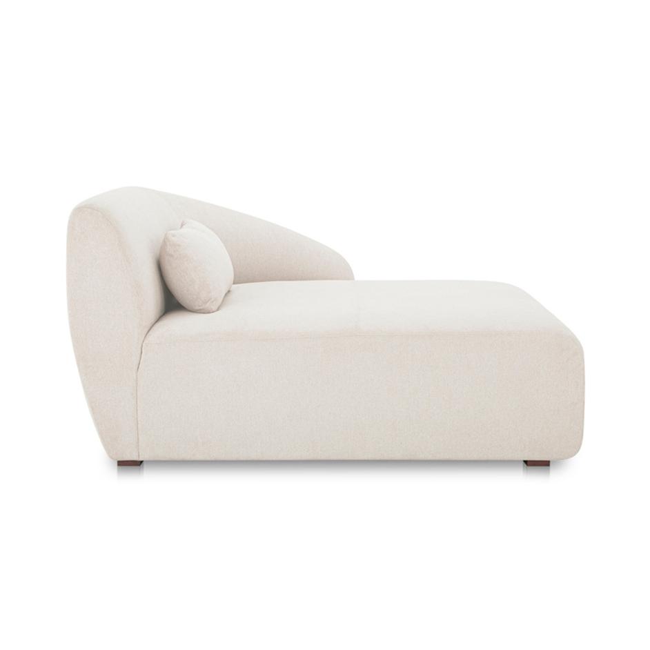 Amelia Right Arm Facing Chaise Warm White by Moes Home