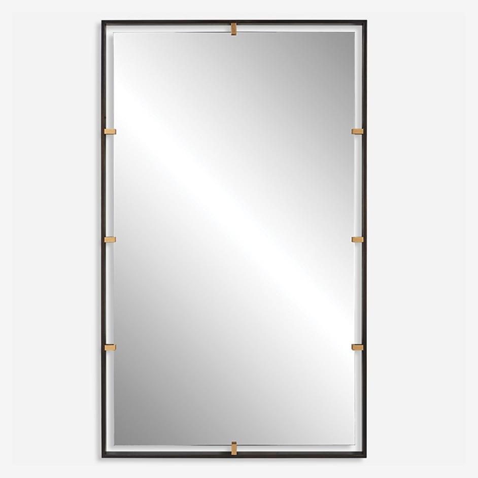Egon Rectangular Bronze Mirror by Uttermost