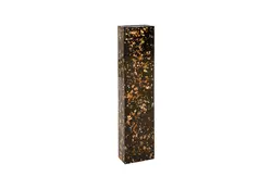 Captured Gold Flake Vase, Black, LG by PHILLIPS COLLECTION