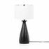 Innes Table Lamp In Matte Black Cast Alumnm by FOUR HANDS