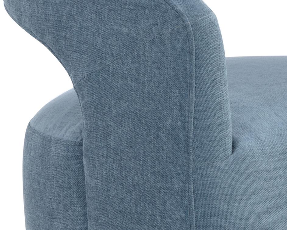 LLORET WHEELED DINING ARMCHAIR - DANNY ICEBERG by Sunpan