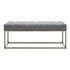 Darius Fabric Bench In Montello Gray by New Pacific Direct
