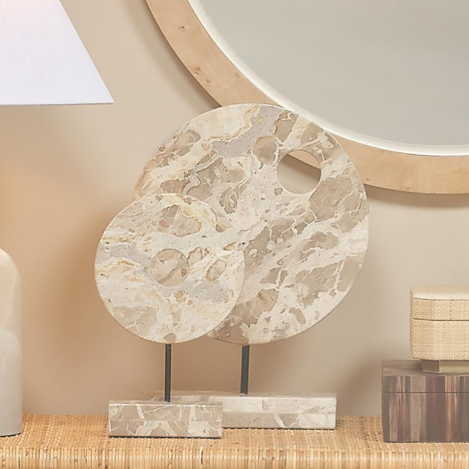 Satellite Marble Decorative Stand by Jamie Young