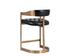 Beaumont Counter Stool - Antique Brass - Cantina Black by Sunpan