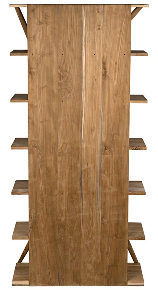 Vetra Bookcase, Teak by Noir Furniture