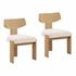 Brighton Dining Chair Set of 2 by Curated Collections