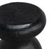 Samson Stool/Side Table, Black Burnt Resin by Noir Furniture