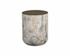 Diaz End Table - Marble Look - Antique Brass by Sunpan
