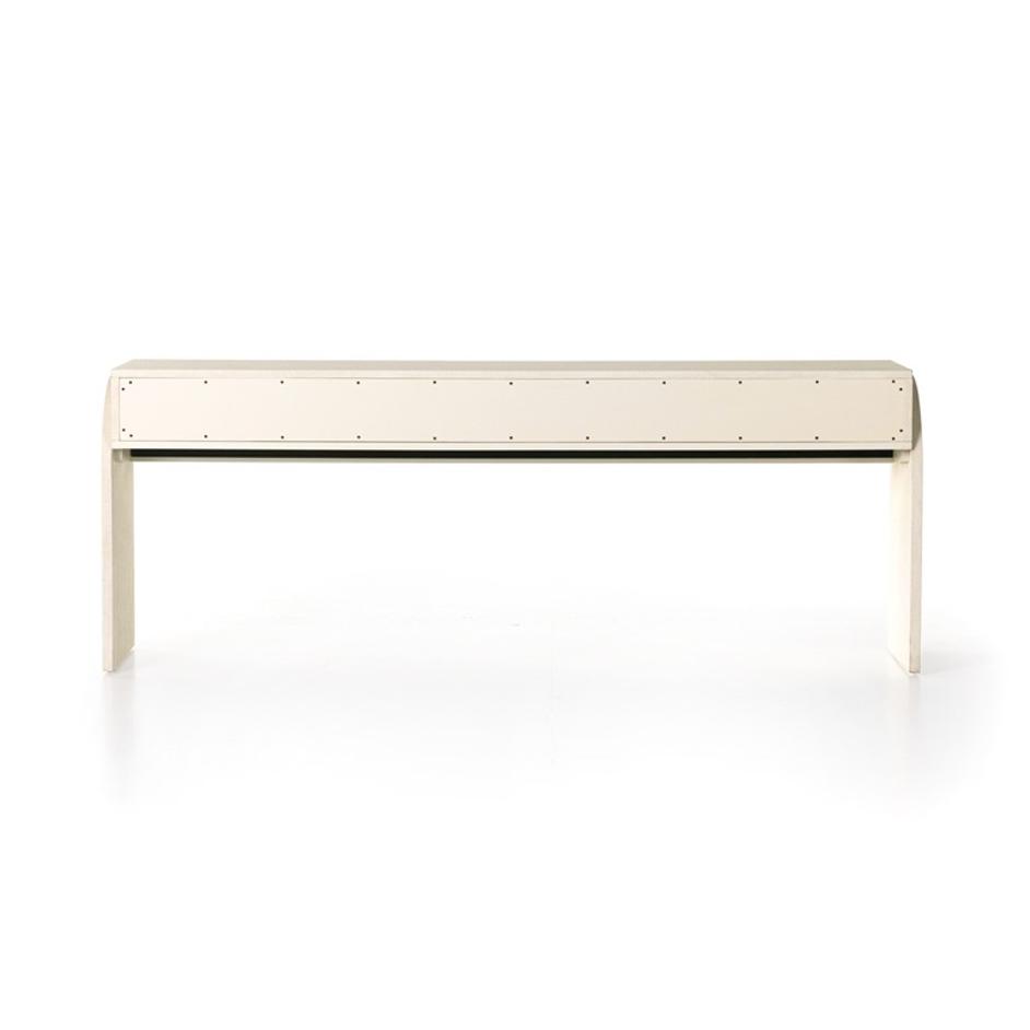 Cressida Console Table - Ivory Painted Linen by Four Hands