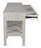 Conrad Mahogany and Veneer Console in White Wash Finish by Noir Furniture