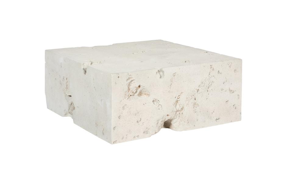 Formation Coffee Table, Square, Roman Stone by Phillips Collection