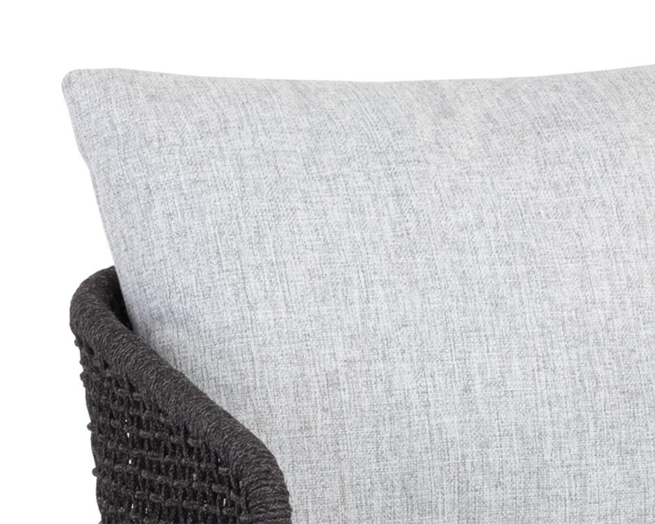 CAPRI COUNTER STOOL - SMOKE GREY - COPACABANA MARBLE by Sunpan