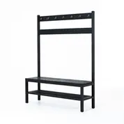 Kiana Entry Bench in Black by Four Hands