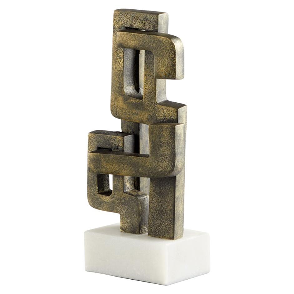 Segovia Sculpture|Wht|Bz by Cyan Design