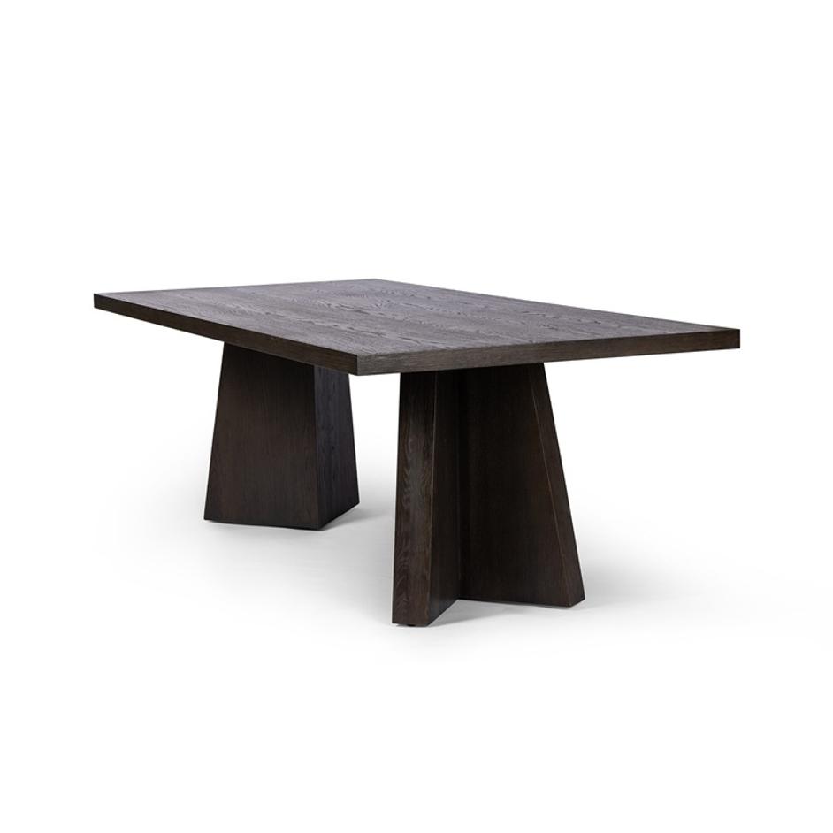 Shavano Dining Table - Espresso Oak Veneer by Four Hands