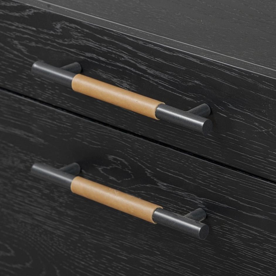 Rosedale Executive Desk - Ebony Oak Veneer by Four Hands