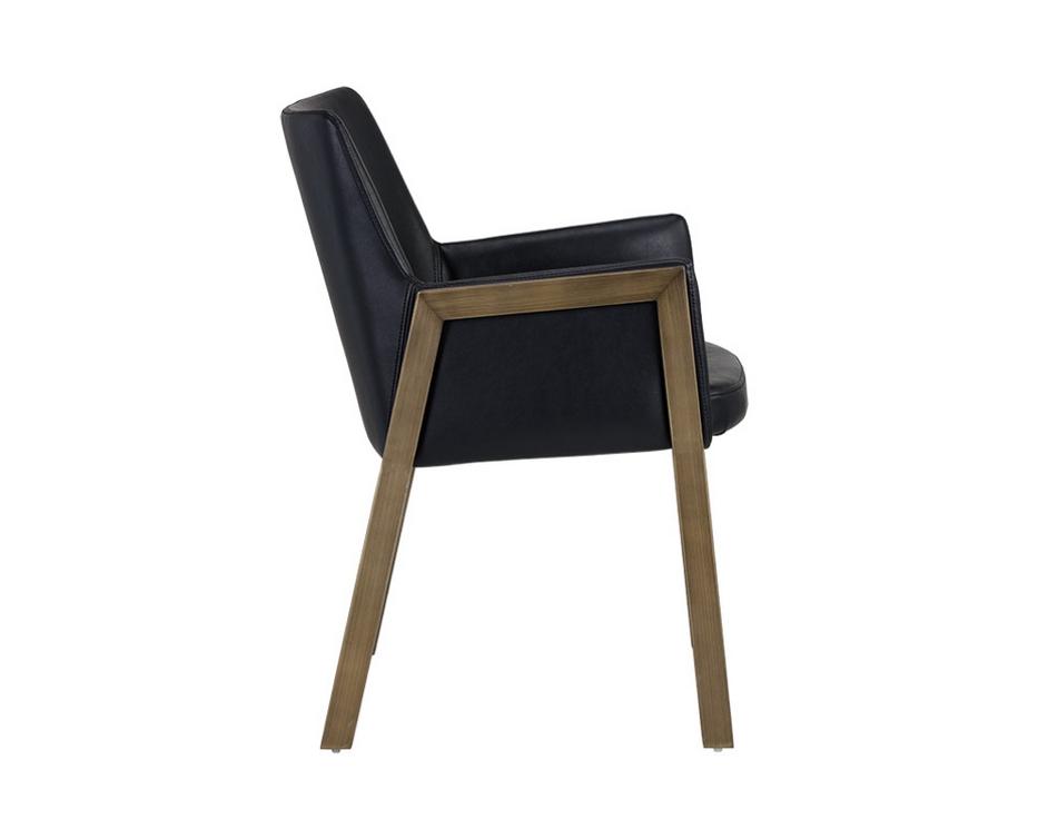 Bernadette Dining Armchair - Bravo Black by Sunpan