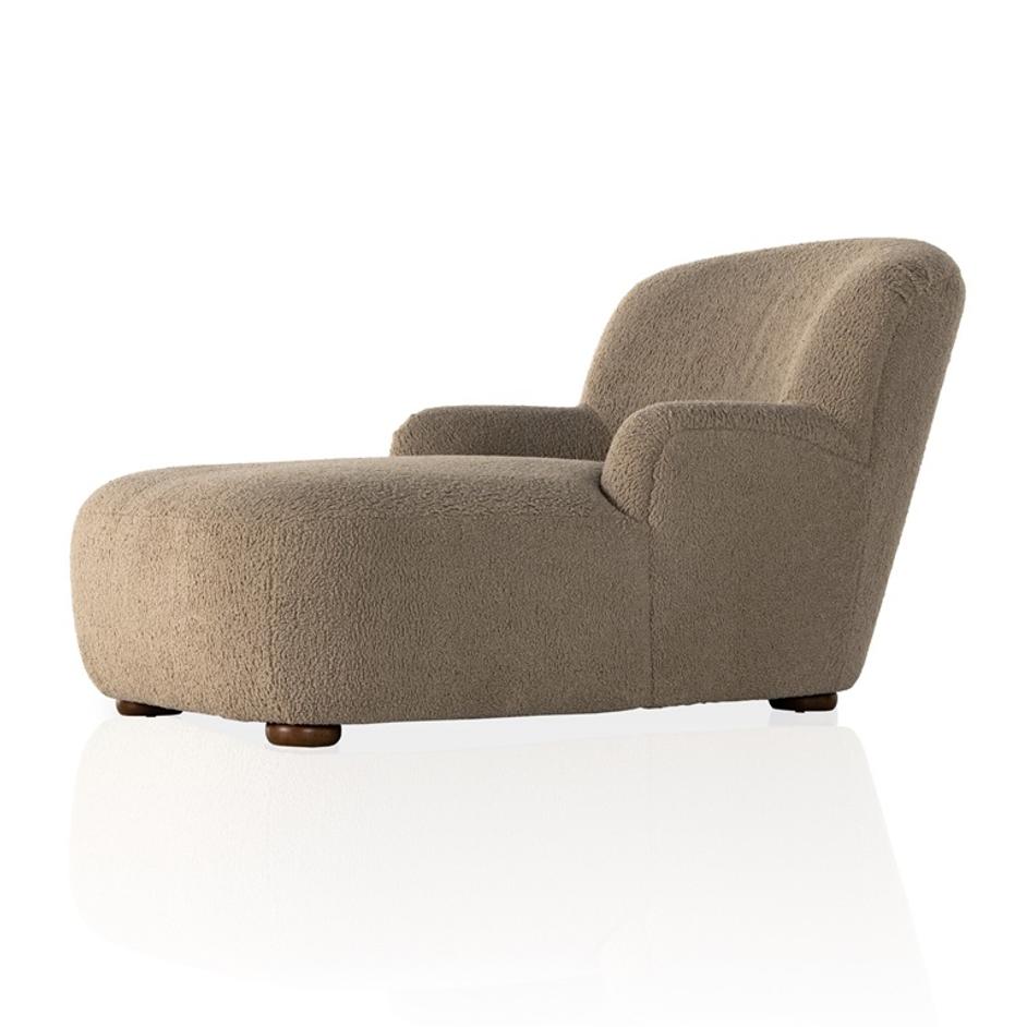 Kadon Chaise Lounge - Sheepskin Camel by Four Hands