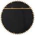 Taza Gold Round Mirror by Uttermost