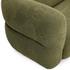 Faris Upholstered Sofa Dark Olive by Classic Home