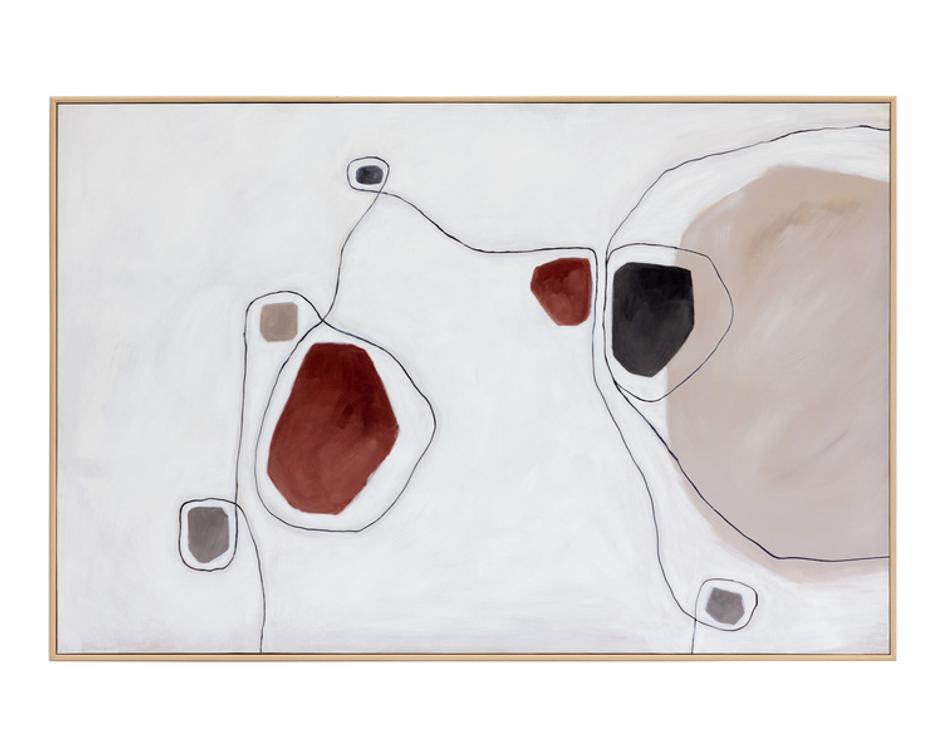 CONNECTIVITY - 72" X 48" - NATURAL FLOATER FRAME by Sunpan