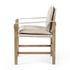 Lenz Dining Armchair In Alcala Taupe by Four Hands
