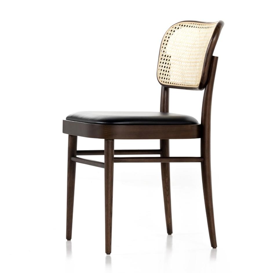 Court Dining Chair In Noir by FOUR HANDS