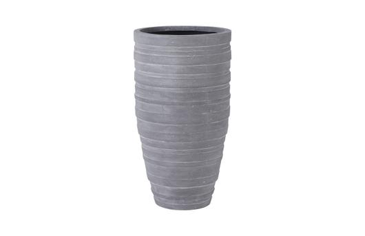 June Slim Planter, Raw Gray, Medium by PHILLIPS COLLECTION