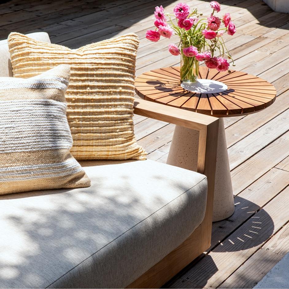 Porto Outdoor Side Table by Curated Collections