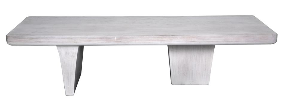 Ward Coffee Table, White Wash by Noir Furniture