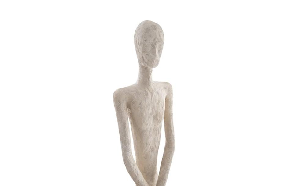 Skinny Female Sculpture, Roman Stone 84"H by PHILLIPS COLLECTION
