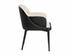 Hagan Dining Armchair - Dillon Cream / Dillon Black by Sunpan