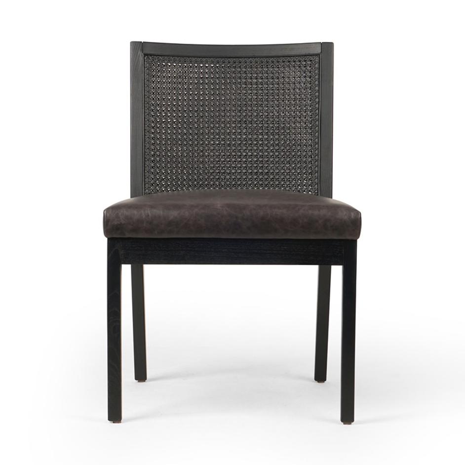 Antonia Armless Dining Chair In Black by FOUR HANDS